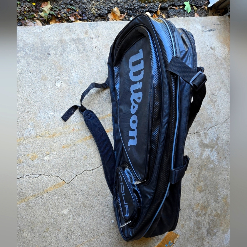 Wilson large double Tennis racket bag men's women's
